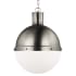 Visual Comfort Hanks 16" Wide Pendant Antique Brushed Nickel