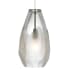 Visual Comfort Briolette 3000K LED FreeJack Mini Pendant with Frost Glass Shade Bronze