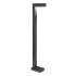 Visual Comfort Single Strut 5" Wide 120, 277V Integrated LED Bollard Path Light Black / 2700K