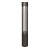 Visual Comfort Single Turbo 120, 277V LED Bollard Path Light Bronze / 3000K / 20 Degree Narrow
