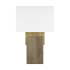 Visual Comfort Slab 26" Tall LED Buffet Table Lamp Natural Brass