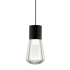 Visual Comfort Alva 3 Light 4" Wide LED Multi Light Pendant with Purple Cord - 3000K Black