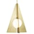Visual Comfort Orbel 18" Wide Pendant Natural Brass