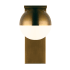 Visual Comfort Akova 14" Tall LED Natural Brass Wall Sconce Aged Brass / Bright Brass