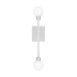 Visual Comfort Mara 21" Tall LED Wall Sconce with Shades Polished Nickel