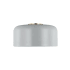 Visual Comfort Malone 14" Wide Flush Mount Ceiling Fixture Matte Grey