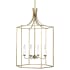 Visual Comfort Bantry House 4 Light 24" Wide Chandelier Antique Gild