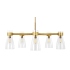 Visual Comfort Moritz 5 Light 34" Wide Chandelier Burnished Brass