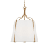 Visual Comfort Leander 3 Light 18" Wide Pendant Antique Gild