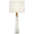 Visual Comfort Olsen 33" Tall Cordless LED Buffet Table Lamp Alabaster / Linen