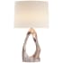 Visual Comfort Cannes 31" Table Lamp by AERIN Burnished Silver Leaf