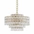 Visual Comfort Liscia 25" Drum Style Chandelier by AERIN Gild
