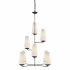 Visual Comfort Fontaine 34" Shaded Chandelier by AERIN Aged Iron