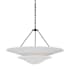 Visual Comfort Mollino 6 Light 40" Wide Chandelier Bronze / Plaster White
