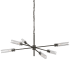 Visual Comfort Casoria 6 Light 46" Wide Chandelier Bronze
