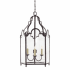 Visual Comfort French Market 16" Pendant Light by E. F. Chapman Blackened Rust