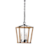Visual Comfort Darlana Wrapped 3 Light 10" Wide Taper Candle Style Chandelier Aged Iron / Natural Rattan