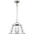 Visual Comfort Darlana 17" Pendant with Clear Glass by E. F. Chapman Polished Nickel