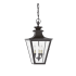 Visual Comfort Albermarle 3 Light 11" Wide Outdoor Pendant Blackened Copper