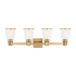 Visual Comfort Alessa 4 Light 31" Wide Vanity Light Burnished Brass