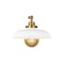 Visual Comfort Wellfleet 6" Tall Bathroom Sconce Burnished Brass