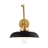 Visual Comfort Wellfleet 3" Tall Bathroom Sconce Burnished Brass