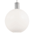 Visual Comfort Colewood 20" Wide Pendant with Milk Glass Shade Brushed Nickel