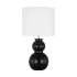 Visual Comfort Buckley 1-Light Medium Table Lamp by Drew & Jonathan Gloss Black