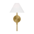 Visual Comfort Porteau 1-Light Medium Sconce by Drew & Jonathan Satin Brass