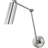 Visual Comfort Frasar 11" Tall 2 Arm Adjustable Bathroom Sconce Brushed Nickel