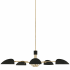 Visual Comfort Jane 5 Light 48" Wide Chandelier Midnight Black