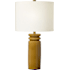 Visual Comfort Feikudo 26" Tall Buffet Table Lamp with Linen Shade Cracked Honey