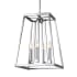 Visual Comfort Conant 4 Light 13" Wide Cage Pendant Chrome