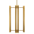 Visual Comfort Carson 28" Tall LED Pendant Burnished Brass