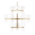 Visual Comfort Londyn 24 Light 37" Wide Chandelier Burnished Brass
