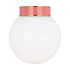 Visual Comfort Monroe 9" Wide Semi-Flush Globe Ceiling Fixture Burnished Brass
