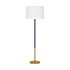 Visual Comfort Monroe 62" Tall Floor Lamp Burnished Brass