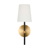 Visual Comfort Monroe 14" Tall Bathroom Sconce Burnished Brass