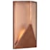 Visual Comfort Punto 16" Tall LED Outdoor Wall Sconce Natural Copper