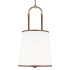 Visual Comfort Katie 12" Wide Pendant Time Worn Brass