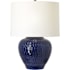 Visual Comfort Marcel 27" Tall Vase Table Lamp Crystal Cobalt