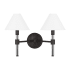 Visual Comfort Robert 2 Light 19" Wide Vanity Light Aged Iron
