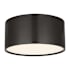 Visual Comfort Dola 10" Wide LED Flush Mount Drum Ceiling Fixture Bronze