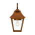 Visual Comfort Galena 16" Tall Outdoor Wall Sconce Natural Copper