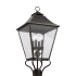 Visual Comfort Galena 4 Light 29" Tall Post Light Sable