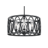 Visual Comfort Patrice 5 Light 21" Wide Taper Candle Drum Outdoor Chandelier Dark Weathered Zinc