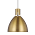 Visual Comfort Brynne 15" Wide LED Pendant Burnished Brass