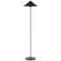 Visual Comfort Orsay 55" Tall LED Torchiere Floor Lamp Bronze