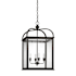 Visual Comfort Rhoades 4 Light 25" Wide Taper Candle Style Chandelier Bronze / Clear Glass