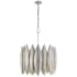 Visual Comfort Hatton 31" Large Chandelier Burnished Silver Leaf